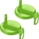 thumbnail image 3 of Fundas para latas de refresco con pajitas, tapas de silicona antipolvo para latas de cerveza, protectores reutilizables para latas de bebidas, cerveza, zumo y agua mineral, 3 of 9