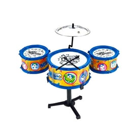 Kids Drum Set Toddlers Educational Drum Set Sensory Toy Percussion Toys Childrens Simulation Drum Toy for Boys Girls 1 2 3 4 Years Old Drum and Stool L Walmart