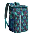thumbnail image 1 of Tropical Palm Tree Insulated Cooler Backpack for Beach, Leak Proof Waterproof Lunch Bag Backpack for Camping, Hiking, Picnic, Work – Boho Sunset Landscape Design, 1 of 5