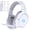 White-01, variant on Captain 700 Pro 2.4GHz Wireless Gaming Headset for PS4/PS5/Switch/PC, Wireless gaming Headphones with Noise-Canceling Flip Mic, 3.5mm Wired Mode for Xbox Series,LED Light,White
