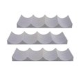 thumbnail image 1 of 3 Pcs Red Wine Display Stacking Bottle Rack Suitable for Kitchen Bar Hotel Multi- Stacking Display Rack, Gray, 1 of 5