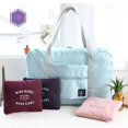 thumbnail image 2 of Bolsa De Almacenamiento Grande Plegable Impermeable Bolsas De Equipaje Maleta Viaje Bolso De Hombro Organizador, 2 of 3