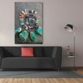 thumbnail image 3 of Epic Graffiti 'Reiki Energy Crystal Spiral' by Elena Ray, Canvas Wall Art, 40"x60", 3 of 8
