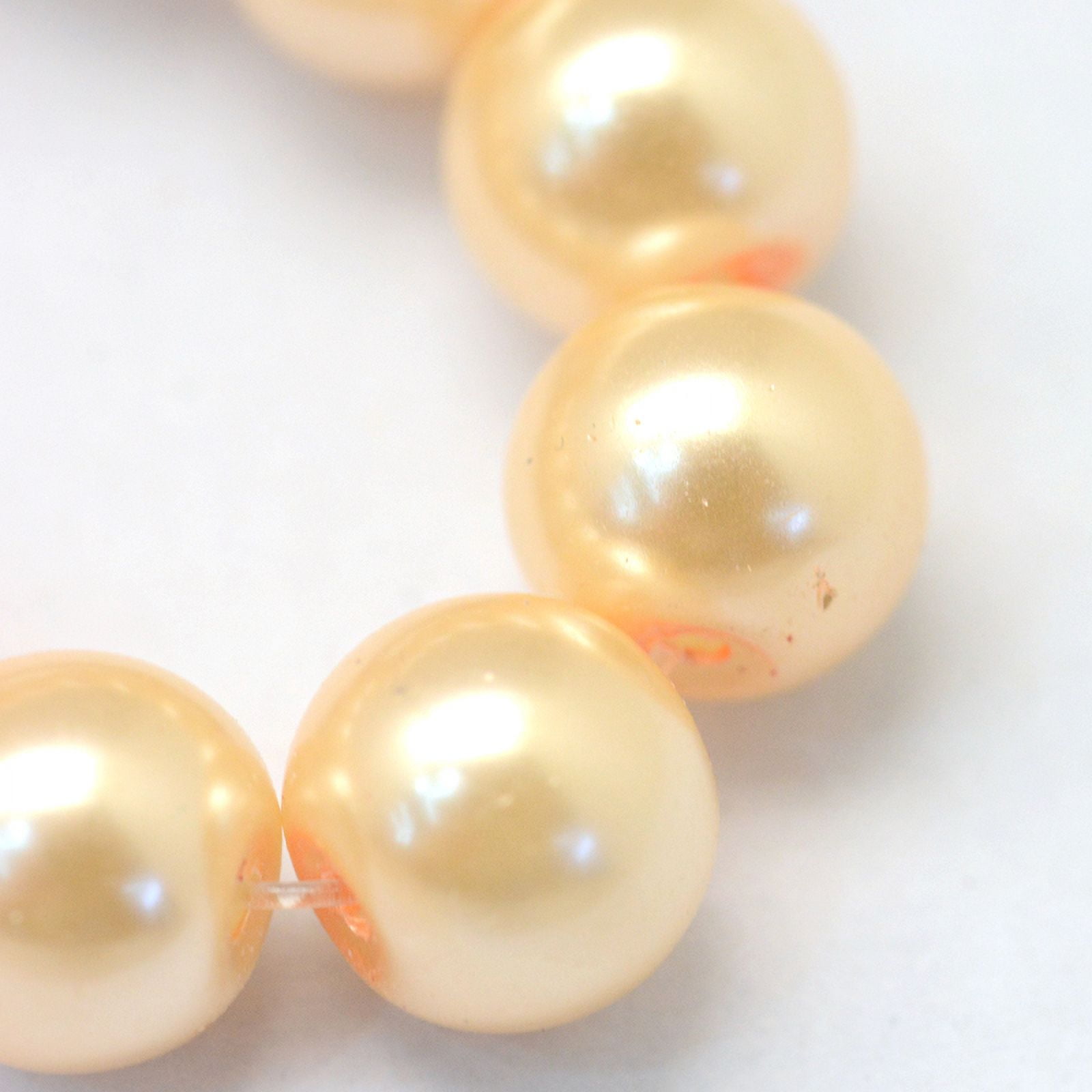 Baking Painted Pearlized Glass Pearl Round Bead Strands Moccasin 4~5mm Hole: 1mm about 200~210pcs/strand 31.4 inch