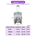 thumbnail image 5 of Happy Easter Poodle American Flag Truck Bunny Ears Travel Luggage Cover Poodles Dog Lover Gifts Idea Suitcase Dust Protective Decor - 03001, 5 of 5