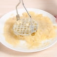 thumbnail image 4 of Toystoory Triturador de papas, triturador de frutas inoxidable, manija antideslizante, herramienta trituradora de papas para cocinar en la cocina Cocina y Comedor, 4 of 6