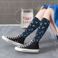 thumbnail image 6 of Picia Women Crew Soft Moisture-wicking Socks Beautiful Butterflies Pattern Design Cotton Socks, One Size fit All, 6 of 9