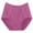 Wine, variant on Vibrex Womens Cotton Underwear Women's Solid Plus Size Underwear High Waist Leak Proof Cotton Crotch Shorts Underwear Panties,XL-6XL