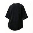 thumbnail image 4 of Luvrsol Mens T Shirt Big & Tall Loose Fit Solid Crew Neck Basic Short Sleeve Tees Summer Everyday Tops M-4XL, 4 of 8