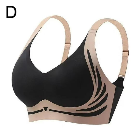 ZOUBAOQ Breathable Anti-Sagging Breasts Sports Bras for Women Cooling Comfort Wireless Bra Breathable Lift Up Bra, Push Up Seamless Full Coverage Everyday Bras Support Gathering Adjustment Yoga Bras