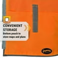 thumbnail image 5 of Pioneer Hi Vis 300D Oxford Poly Mesh Surveyor's Safety Vest - Mesh Back- Zipper Closure - Hi Vis Orange, 5 of 7