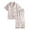AA-#Khaki1357, variant on WOYY Satin Silk Pajamas Girls Sleepwear Set Short Sleeve Top Pants Loungewear, Sizes 0-11