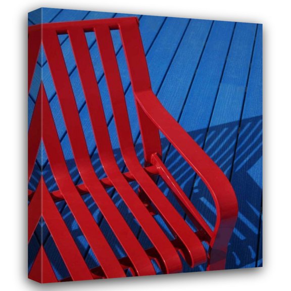 Scott Larson 15x18 Gallery Wrapped Canvas Wall Art Titled - Beach House VIII