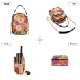 thumbnail image 3 of FORMRS Crossbody Bag for Women Quilted Travel Shoulder Cell Phone Purse with Chain Strap Handbag, Abstract Floral, 3 of 7