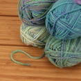 thumbnail image 3 of JubileeYarn Chunky Melody Yarn - 100g/Skein Bulky Wool Blend - Shades of Blue - 4 Skeins, 3 of 6