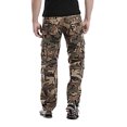thumbnail image 4 of Aoochasliy Mens Jeans Men Multi-pocket Button Zipper Cargo Pants Camouflage Sports Outdoor Pants Trousers, 4 of 9