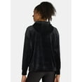 thumbnail image 3 of Avia Women's Corded Velour Hoodie Sweatshirt, Sizes XS-XXXL, 3 of 4