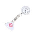 thumbnail image 3 of 1 Pce Infirmière Supe Montre Médicale Triangle à la Mode Montre Médicale Infirmière Montre Suspendue Rétro Montre de Poche Montre Cadeau (Blanc), 3 of 7