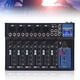 thumbnail image 5 of Mezclador de audio profesional para DJ de 7 canales, interfaz de consola, interfaz digital USB, MP3, Bluetooth, 48 V, Phantom Power, estéreo, estudio de DJ, streaming para grabación, podcasting, 5 of 7