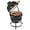 Black, variant on VINGLI 13" Kamado Charcoal Grill Portable Barbecue Grill BBQ Kettle Stand Lid Perfect for Outdoor Camping Patio Backyard Picnic
