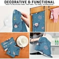 thumbnail image 7 of Kitchen Towels Cute Sharks Pattern Cleaning Towel Absorbent Hand Towels Tea Towels for Home Restaurant Dish Clean 28" x 18", 4PCS, 7 of 7