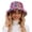 A-Hot Pink181, variant on Yuanlong Womens Bucket Hat Fuzzy Leopard Print Plush Warm Winter Hat Wide Brim Windproof Retro Stylish Streetwear Headwear