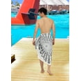 thumbnail image 4 of HAPPY BAY Men's Standard Swimsuits Sarong Pareo Beach Wrap One Size Snow, Mandala Summer Vacation Party, 4 of 5