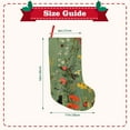 thumbnail image 3 of Uemuo Botanical Garden With Cats Print Christmas Stockings, 18inch Xmas Hanging Stocking Decorations for Christmas Party Family Decor, 3 of 7
