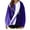 Purple, variant on WREESH Women's Casual Printed Hoodie Oversized Long Sleeve Loose Fit Sweatshirt Drawstring Hooded Pullover with Pocket Black