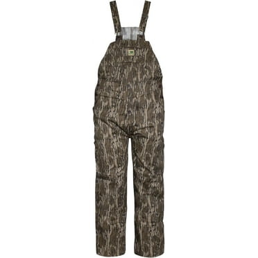 Mossy Oak Men's Cotton Mill 2.0 Camouflage Hunting Bib Overall in Multiple Camo Patterns, Original Bottomland, X-Large