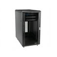 thumbnail image 2 of StarTech.com 18U 19 Pouces Server Rack Cabinet, 4 Post Adjustable Depth (6-32 Pouces)Locking Knock Down Network/Computer Equipment Enclosure, Mobile with Glass Door & Casters, HP ProLiant ThinkServer 18U - Boîtier de Rack de Données (RK1836BKF) - Armoire de Rack - 4 Poteaux - sur Pied - Noir - - 19 Pouces, 2 of 5