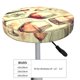 thumbnail image 4 of Disketp Wine Funda Redonda para Taburete, Funda de Cojín para Silla de Bar Suave y Elástica-13 inch, 4 of 7