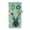 Teal, variant on Pocket Watch Rabbit Pattern Large Zipper Womens Wallet (Cream) Faux Leather, Adult