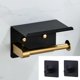 thumbnail image 1 of Ganchos para toallas y portarrollos de papel higiénico XianweiShao Acero Inoxidable Oro Negro, 1 of 1