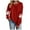 Red, variant on TTUHYWXI Christmas Sweatshirt for Women Merry Sweater Embroidered Striped Crewneck Sweatshirts Holiday Long Sleeve Pullover (Red, S)