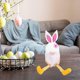 thumbnail image 5 of Schwedischer Zwerghase Osterhase Puppe Langbeiniger Hase Bewegliche Puppe Frhlingspuppe Ostern Dekoration (gelb), 5 of 5