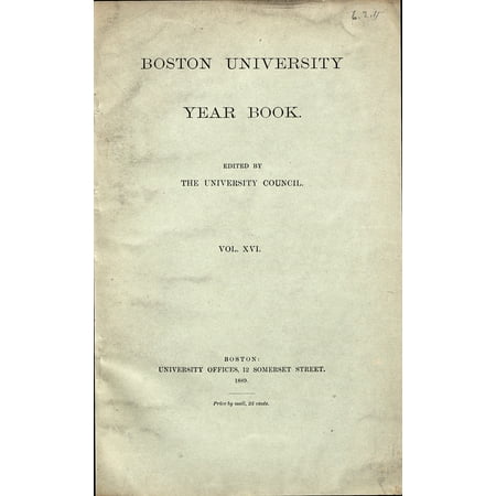 (Custom Reprint) Yearbook: 1889 Boston University - HUB Yearbook (Boston, MA)
