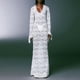 thumbnail image 1 of Vestido Atractivo Vestido ajustado para mujer Estilo elegante Traje diario con cuello en V profundo para mujer (Blanco L) Cgtredaw Para estrenar, 1 of 7