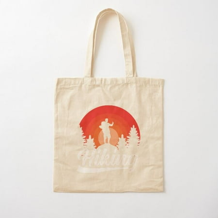 Hiking Shirt For Men And Women Adventure Mountain Graphic Athletic Shirts Funny Hike More Worry Less Tee Tops Cotton Tote Bag Canvas Tote Bag  Family Gift For Mother  Her