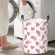 thumbnail image 5 of Fotbe Watermelon Cesto de Ropa con Asas, Cesto Impermeable de Gran Capacidad, Bolsa de Lavado para Dormitorio, Cesto de Ropa con Ruedas y Asas-Small, 5 of 6