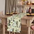 thumbnail image 2 of Cartoon Tractor Table Runner, Cute Green Digger Shovel Truck Rustic Washable Cotton Linen Table Runners 72 Inches Long, Dresser Scarf Runner for Dining/Coffee/Kitchen/TV Stands/Cabinets 13''x72'', 2 of 9