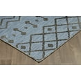 thumbnail image 3 of 7'6" x 9'6" Morrocan Tribal Polypropylene Blue Rug, 3 of 4