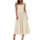 thumbnail image 1 of Vestidos de Primavera para las Mujeres, Vacaciones de Moda, Dos Vestidos de Cuello Tripulación de Manga Corta para las Mujeres, 1 of 8