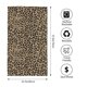 thumbnail image 2 of Fotbe Leopard Print-1 Toalla Premium con Patrón, Toalla de Microfibra de Secado Rápido, Ligera y Altamente Absorbente (27.5x16in), Ideal para Uso Diario, 2 of 6