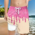 thumbnail image 2 of Gubotare Boy Swim Trunks Boys Swim Trunks 4-Way Stretch Quick Dry Bathing Suit Toddler Beach Shorts (Pink,Size 13-14 Years), 2 of 4