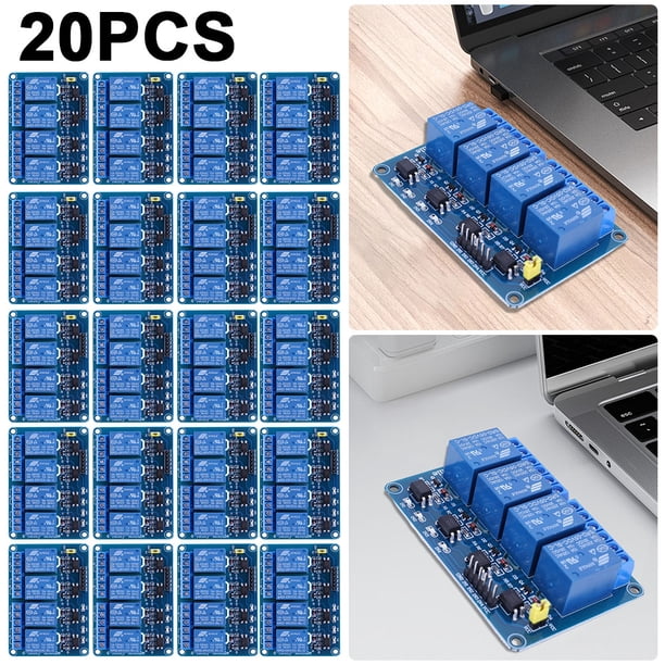 Placa Expansión 4 Canales AVR 51 PIC Módulo Relé Vías para (12 V)