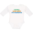 thumbnail image 3 of Inktastic I Still Live with My Parents Boys or Girls Long Sleeve Baby Bodysuit, 3 of 5