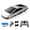 Silver-1B, variant on Tigozz Silver RC Boat with 2 Batteries, 2.4GHz Remote Control Speedboat for Kids and Adults, Dual-Motor Racing Toy for Pools and Lakes
