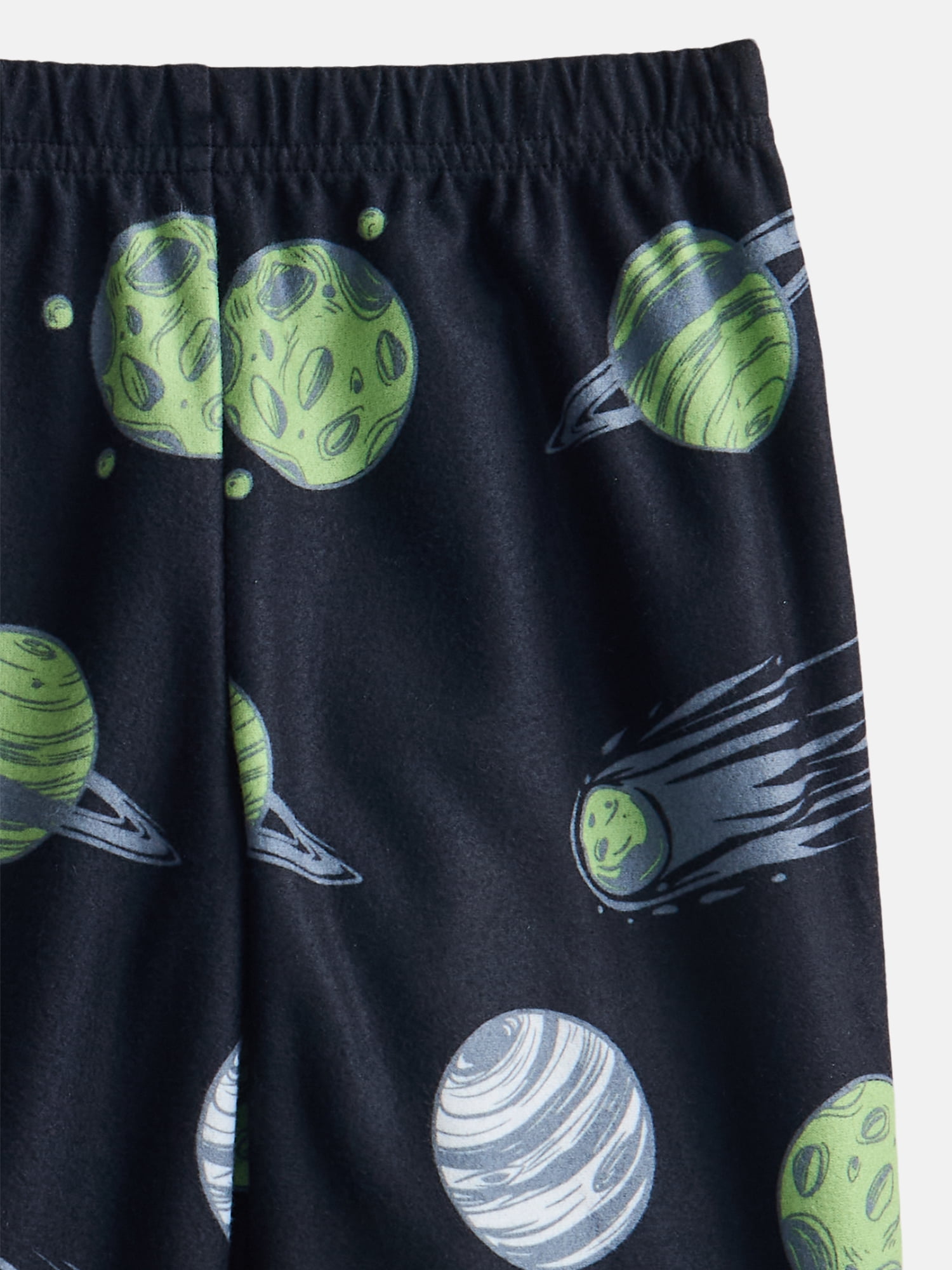 Wonder Nation Boys Short Sleeve Graphic Tee and Wide Leg Pants Sleep Set, 2-Piece, Sizes 4-18