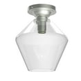 thumbnail image 5 of BHG clear Semi-Flushmount light, Satin Nickel, 1 ST19 60W Eqv bulb included, 5 of 10